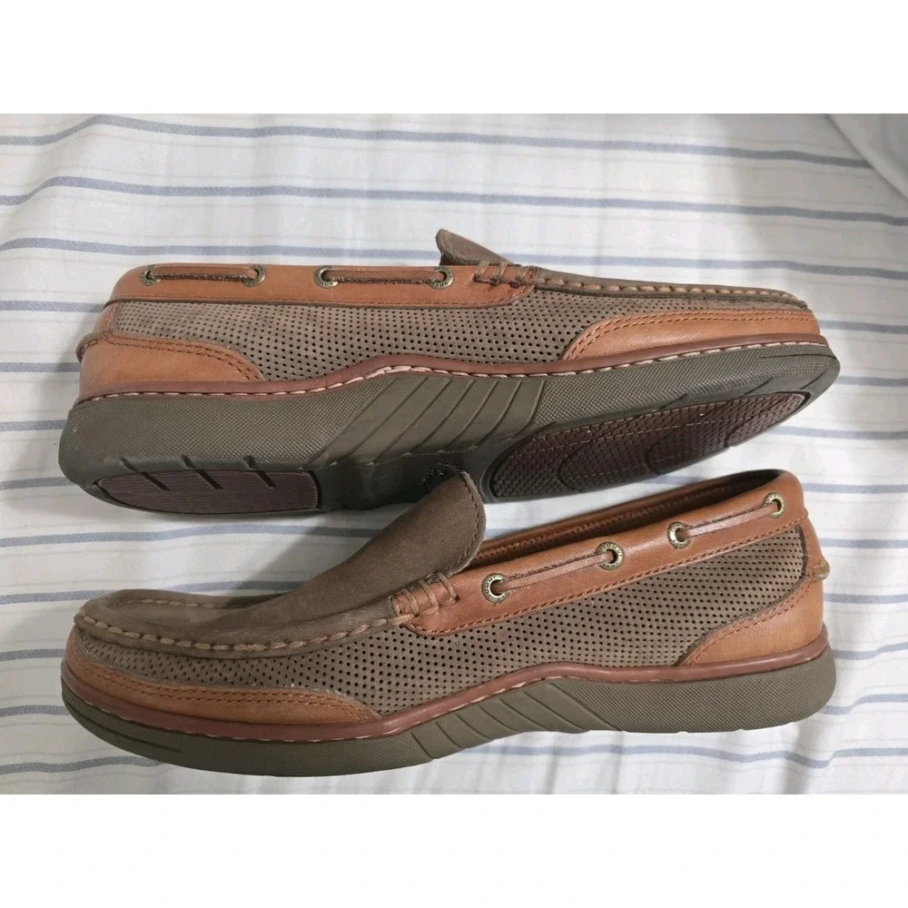 Men's Tommy Bahama Leather Slip-On Loafers - Size 9.5M